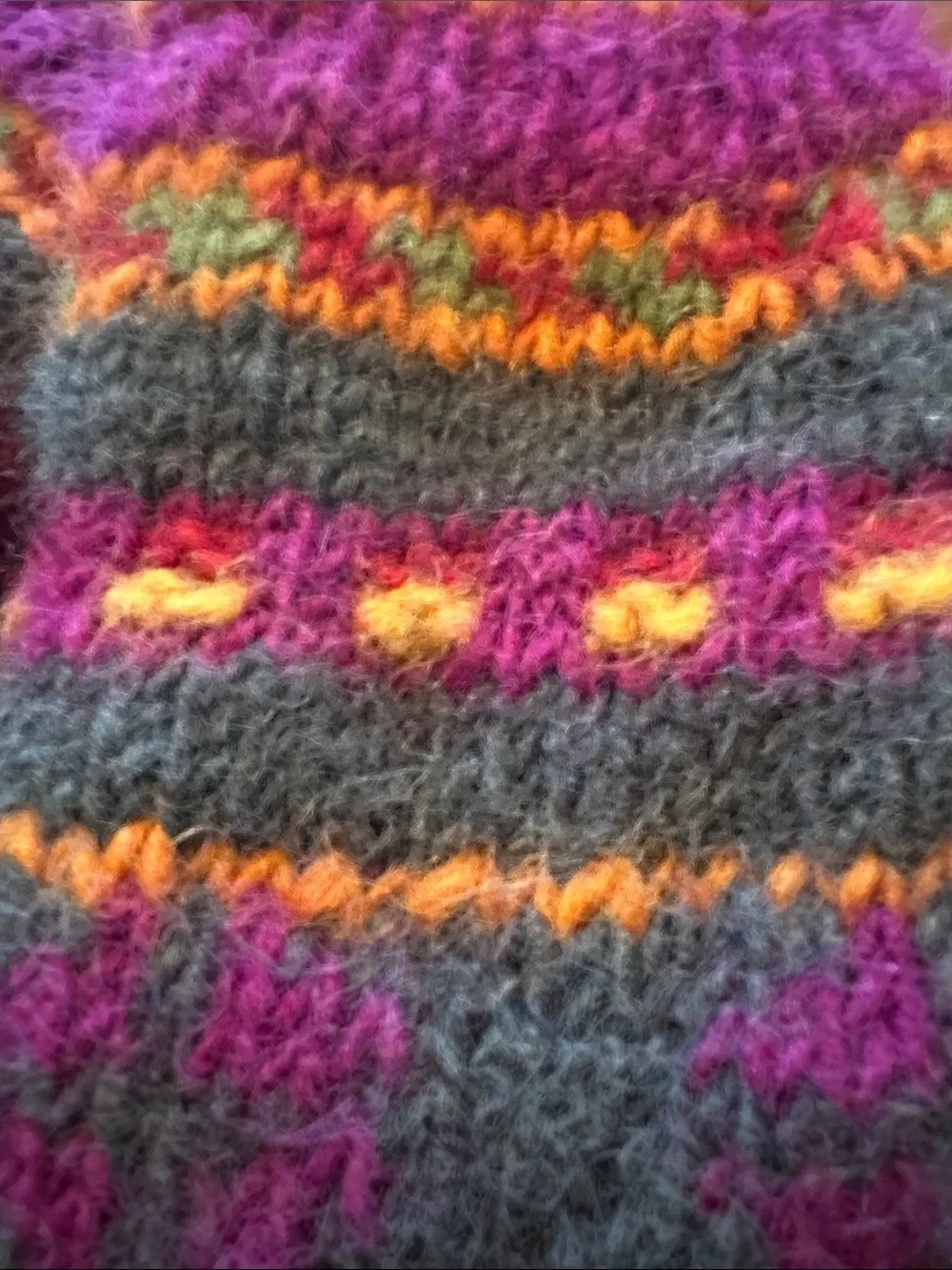 Namaste wool fleece lined gloves OS